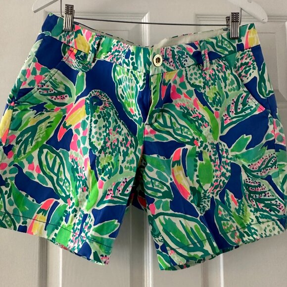 NWT Lilly Pulitzer Jayne Knit Short What a Lovely Place size 10 - Picture 1 of 4